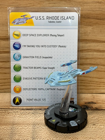 USS Rhode Island(w/Card)