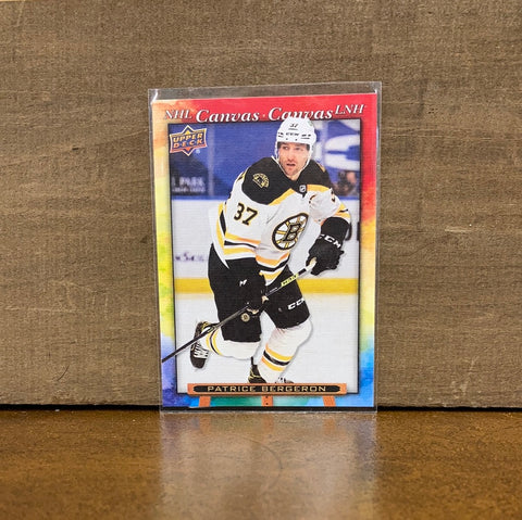 Patrice Bergeron(2021-22) Canvas #C-2