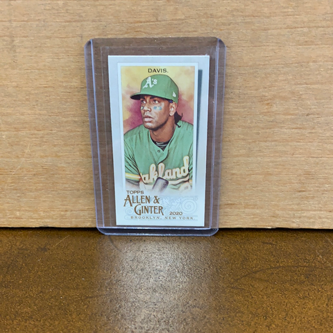 Khris Davis: Oakland Athletics(2020) Allen & Ginter Mini #180