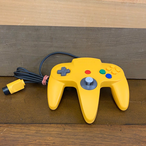 Nintendo 64 Yellow Controller