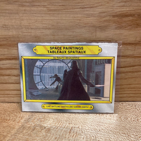 Luke Battling Darth: Space Paintings #127
