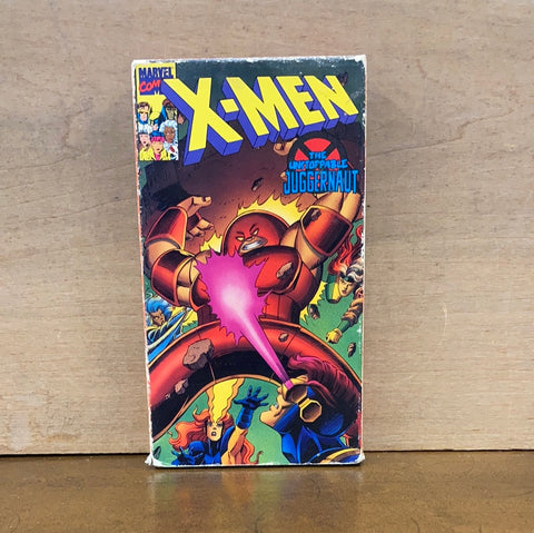 X Men The Unstoppable Juggernaut VHS