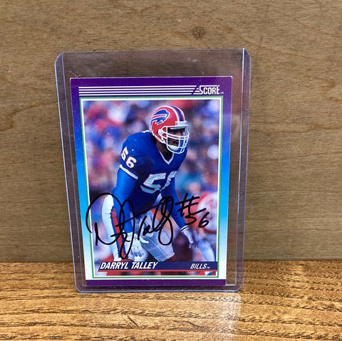 Darryl Talley(1990) Score #156 Signed