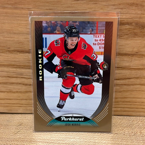 Josh Norris(2020-21) Parkhurst Gold #281 Rookie