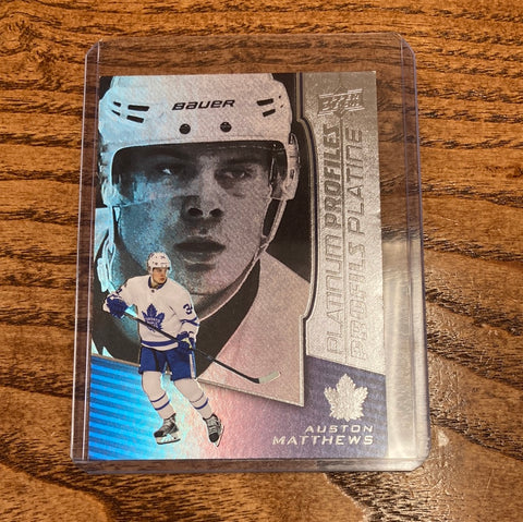 Auston Matthews(2017-18) Platinum Profiles #PP-7
