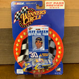 Jeff Green #30 1:64 AOL (2001) Pit Pass Preview Series