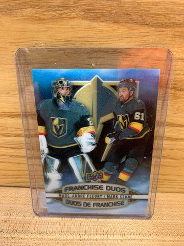 Franchise Duo: Marc Andre Fluery/Mark Stone