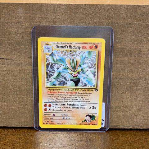 Giovanni's Machamp(Holo)