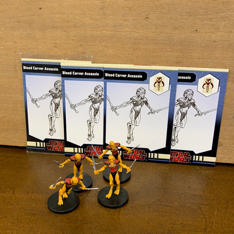 Blood Carver Assassin 23/40(Set of 4)