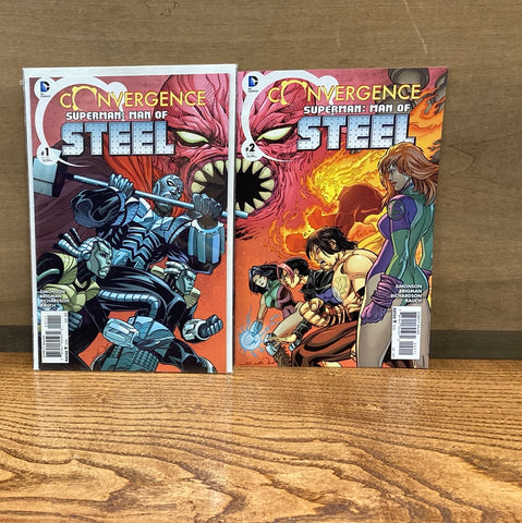 Convergence: Superman: Man of Steel #1-2 Complete Series