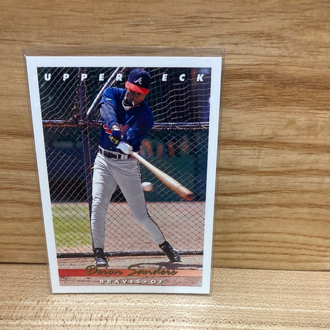 Deion Sanders: Atlanta Braves(1993) #166