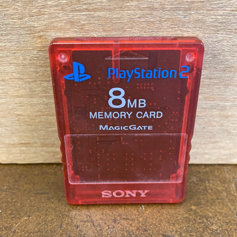 Sony PS2 8MB Memory Card(Red)
