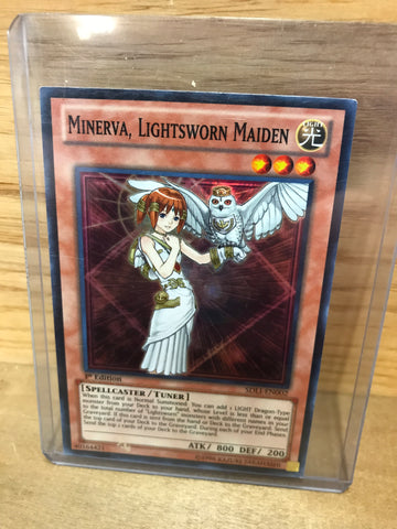 Minerva, Lightsworn Maiden(SDLI-EN002)1st Edition)
