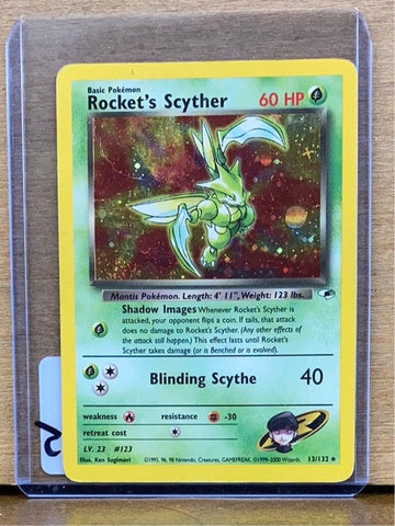 Rocket's Scyther(Holo) *Wrinkle