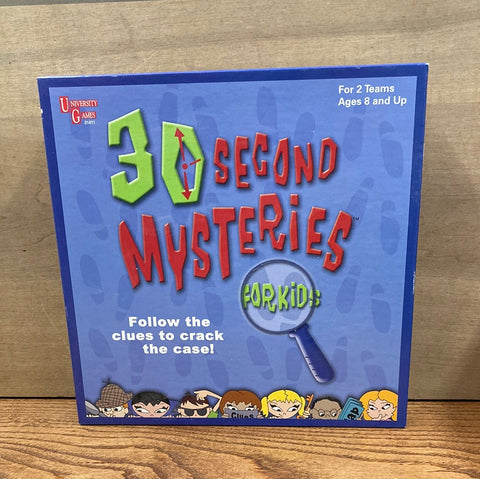 30 Second Mysteries for Kids