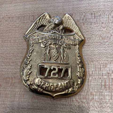 NYC Transit Police Badge