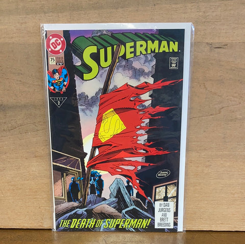 Superman #75(Key Issue: Death of Superman) 4th Printing