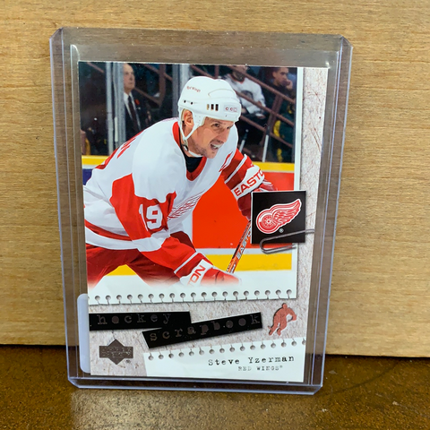 Steve Yzerman: Detroit Red Wings(2005) Hockey Scrapbook #HS19