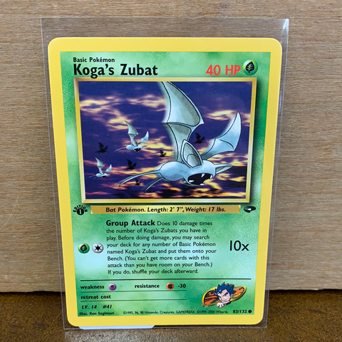 Koga's Zubat(1st Edition)
