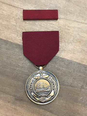 US Navy Good Conduct Medal w/Ribbon Bar