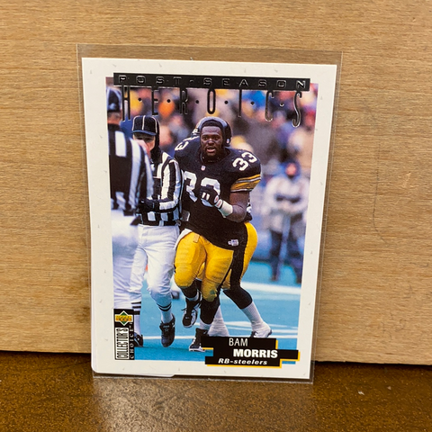 Bam Morris: Pittsburgh Steelers(1996) Collectors Choice #19
