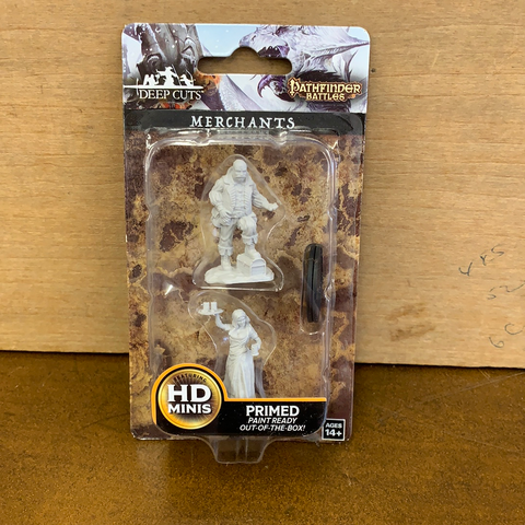Deep Cuts Unpainted Miniatures: Merchants