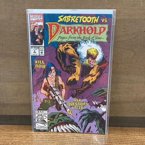 Sabretooth Vs Darkhold #4