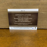 Trevor Cahill: Oakland Athletics(2011) Leather Nameplate MGL-TC