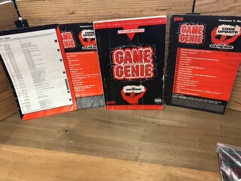 Game Genie Manuals