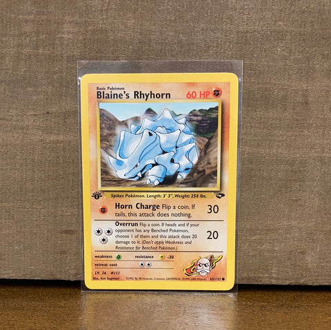 Blaine's Rhyhorn(1st Edition)
