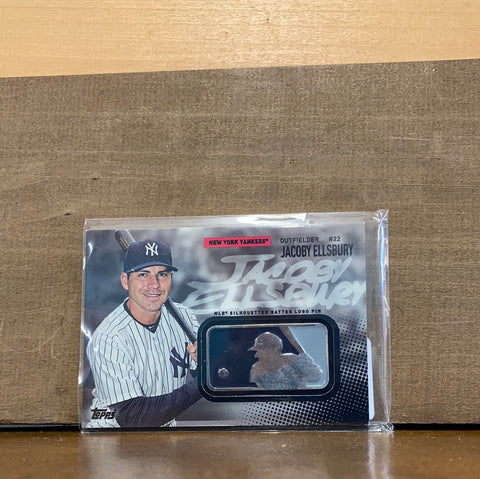 Jacoby Ellsbury: New York Yankees(2015) MLB Sihouetted Batter Logo Pin MSBL-25