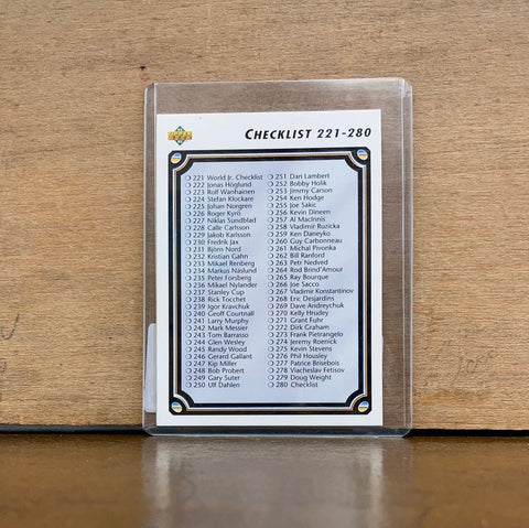 Checklist 221-280 #280