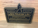 USS Franklin Dedication Plaque