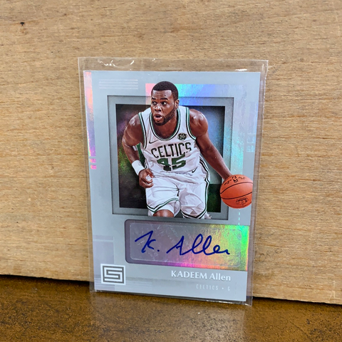 Kadeem Allen: Boston Celtics(2017/18) Status Signatures #SG-KAL
