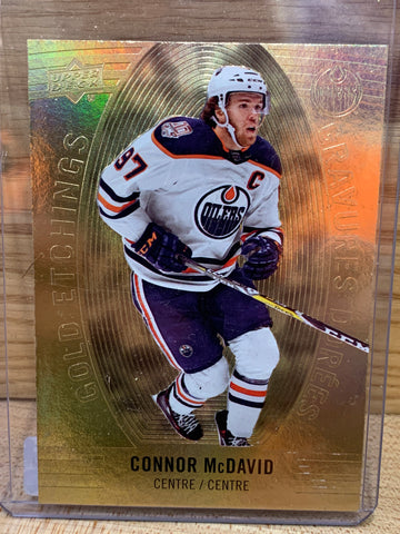 Connor McDavid (Gold Etchings)