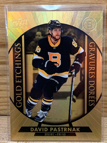 David Pastrnak(Gold Etchings)