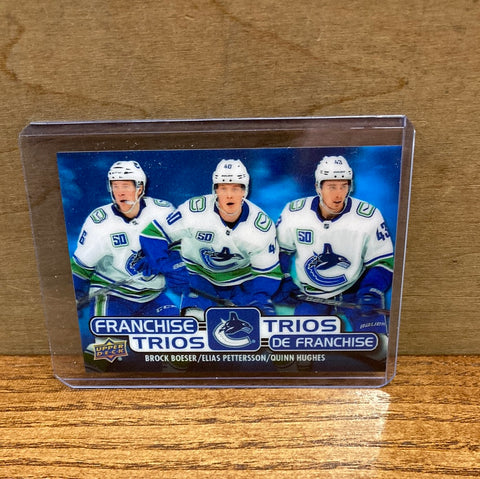 Boeser/Pettesson/ Hughes(2019-20) Franchise Trios #T-5