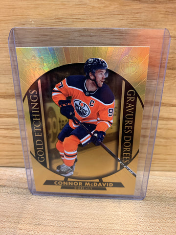 Connor Mcdavid(Gold Etchings)