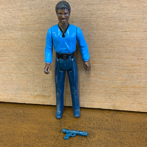 Kenner 1980 Lando Calrissian(No Cloak, tip missing from blaster)