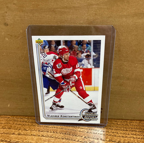 Vladimir Konstantinov: Detroit Red Wings(1992) #357 Rookie Report
