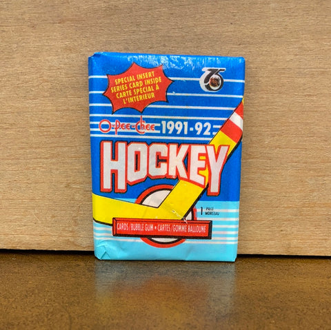 1991-92 O-Pee-Chee Hockey Sealed Pack