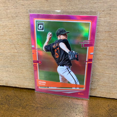 John Means: Baltimore Orioles(2020)Donruss Optic Prizm "Pink" #189