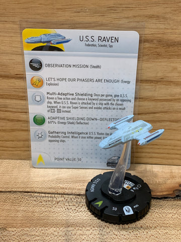 USS Raven(w/Card)