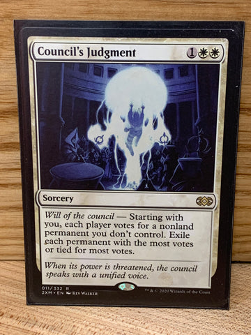 Council's Judgement