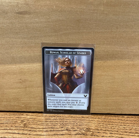 Rowan, Scholar of Sparks