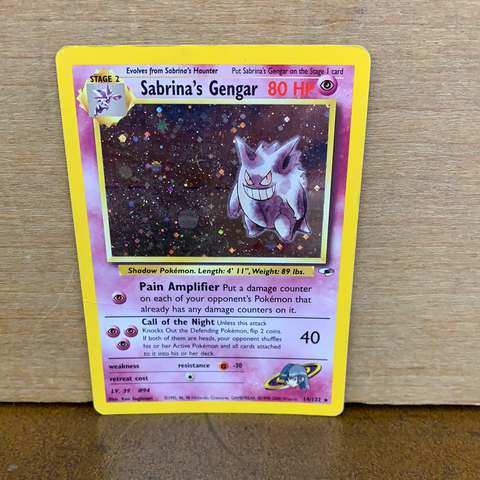 Sabrina's Gengar(Holo) *wrinkled