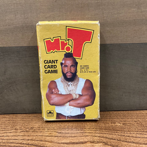 Mr T Giant Card Game