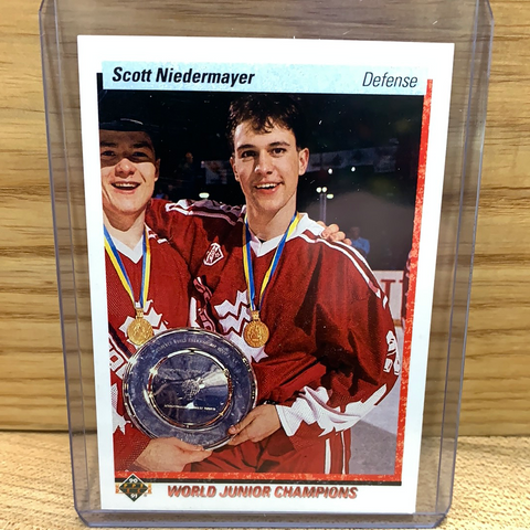 Scott Niedermayer: World Junior Champions Team Canada(1990)