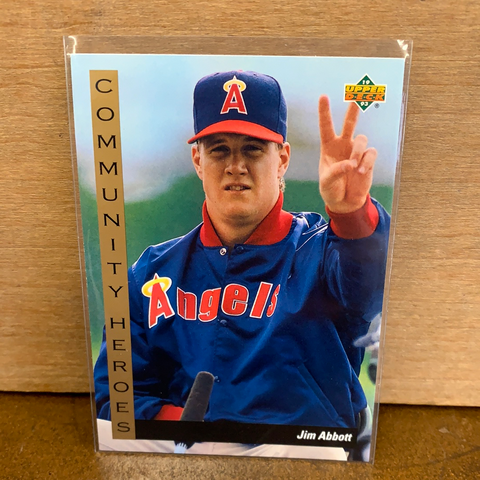 Jim Abbott: California Angels(1993) #31