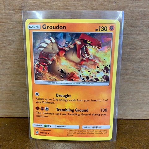 Groudon(Cracked Ice Holo)